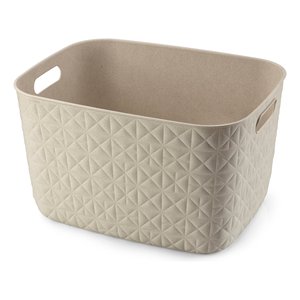 Cesta plastica riciclata (38x29x22cm) SOFTEX Bianco gesso K258706 - Product Image 1