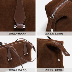 Asuwish Guangzhou Fabrication de sacs à main en cuir véritable sur mesure OEM/ODM, sacs à bandoulière en daim véritable pour femmes, <span class=keywords><strong>sac</strong></span> hobo de créateur pour femme - Product Image 4