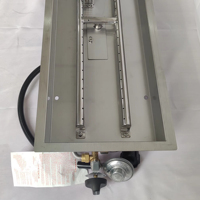 Nouvelle annonce : Brûleur à gaz rectangulaire industriel en acier inoxydable 304 pour foyer extérieur