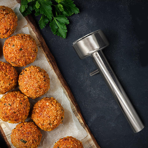 Offre Spéciale : Cuillère à Falafel en Acier Inoxydable, Outil à <span class=keywords><strong>Boulettes</strong></span> de Viande, Presse à <span class=keywords><strong>Boulettes</strong></span>, Moule à Falafel à Pousser-Tirer - Product Image 3