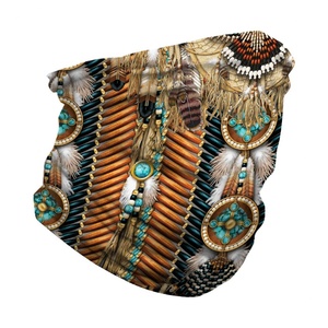 Foulards africains Bawal instantanés inspirés du voile, turban, bandana, foulards soyeux à imprimé oiseaux - Product Image 2