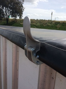 Stop de bâche en aluminium complet avec décalage de 6 pouces, comprend un support et des goupilles - Product Image 4