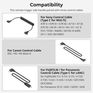Pour SmallRig pour Sony A7 III/FX3/A6600 pour Canon R5II/R5C <span class=keywords><strong>FUJIFILM</strong></span> X-H2S/X-T5 Compatible poignée latérale filetée <span class=keywords><strong>Studio</strong></span> Photo - Product Image 3