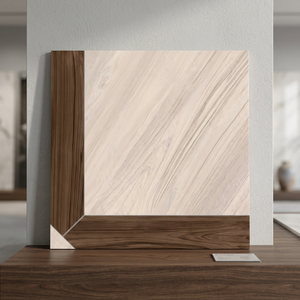 Carreaux de sol en céramique effet marbre de luxe 16x16 pouces, en porcelaine émaillée pour la décoration intérieure - Product Image 2