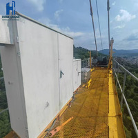 Grue à tour auto-élevante à grande vitesse avec une capacité de 12 tonnes et une hauteur de levage de 60 m pour la construction d'ouvrages d'ingénierie