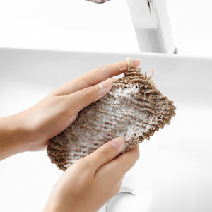 Eco friendly natural sisal soap saver bag hemp biodegradable loofah soap mesh net bag sample available