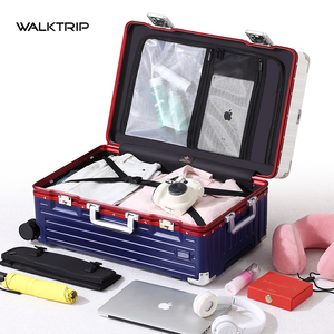 Walktrip Unisex 20/24/28/30 pollici telaio in alluminio Multi-funzionale <span class=keywords><strong>valigia</strong></span> <span class=keywords><strong>grande</strong></span> qualità Spinner ruote Unisex <span class=keywords><strong>valigia</strong></span> di qualità - Product Image 4