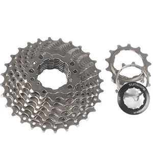 SUNSHINE Road Folding Bicycle Cassette 9 Speed 11-28T Bike Freewheel Flywheel Sprockets for Bicycle Parts Silver