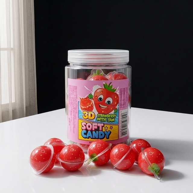 3D Block Shape Gummy Candy Jam Filled Customizable Bulk Wholesale Multi-Colored Sweet Taste SuperLoves Brand Box 18g Kids Party