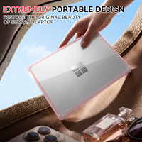 Étui rigide transparent et fin pour ordinateur portable Microsoft Surface 13 pouces 2025 – Coque de protection brillante PC+TPU Modèle 2095