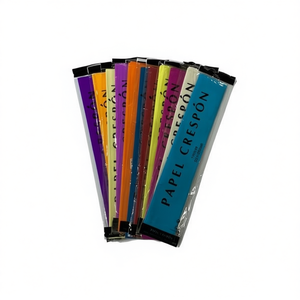 Confezione Mista di Carta Crespa 12 Colori Stampa Offset Made in China per Decorazioni e Lavori di Carta - Product Image 1