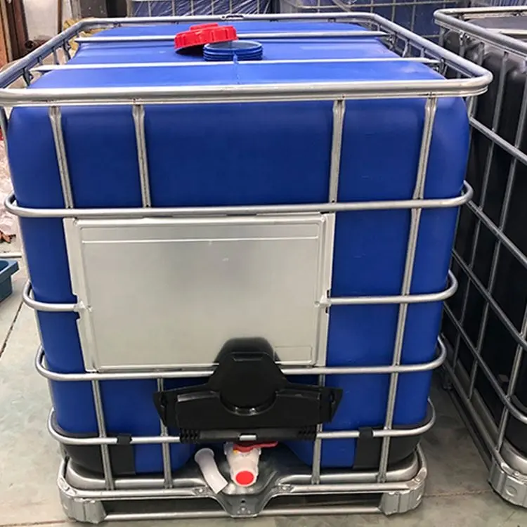 Rotomolding-almacenamiento Vertical de agua para alimentos químicos, tanques Ibc de 1000 litros, contenedor intermedio a granel