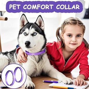 Haustier bedarf Hunde zubehör Katze Beruhigendes Halsband Pflanze Ätherische Öle Anti-Angst Anpassen Hund Beruhigendes Halsband - Product Image 6