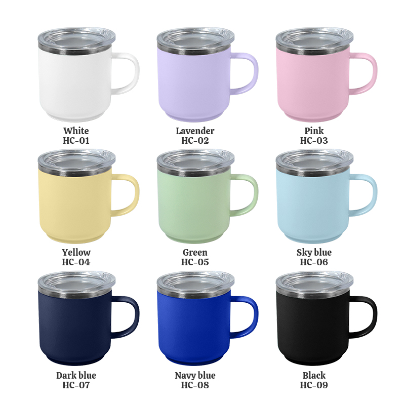 Wholesale Double Wall 5oz Coffee Mug Plastic+Inner Stainless Steel Colorful  Mug with Handle Custom Logo Supported| Alibaba.com