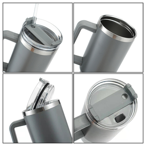 แก้วทัมเบลอร์เคลือบผงสแตนเลส40ออนซ์สำหรับการแกะสลักด้วยเลเซอร์ของขวัญแต่งงานสำหรับธุรกิจโลโก้ที่กำหนดเอง - Product Image 5