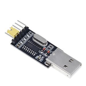โมดูลบอร์ด USB เป็น TTL CH340 สำหรับการเขียนโปรแกรมไมโครคอนโทรลเลอร์ STC ตัวแปลงสัญญาณแบบอนุกรม ติดตั้งบน PCB - Product Image 1