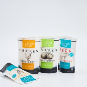 Custom Printed Food Grade Stand Up <strong>Pouch</strong> 24oz Organic Chicken Bone Broth Liquid Food <strong>Retort</strong> Packaging Bag - Product Image 5