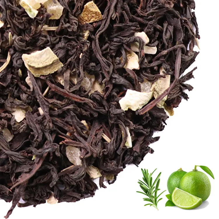 ढीला उच्च गुणवत्ता स्वाद काली चाय मेंहदी मसाला चाय चूना काली चाय