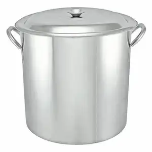 Economic Polished Home Brew Kettle With or without HOLES Stock Pot for homebrewing 32Q and more size available