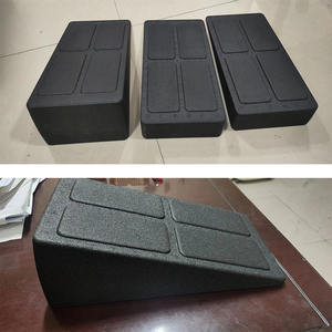 UNIQ Squat Wedge Block Réglable Antidérapant En <span class=keywords><strong>Caoutchouc</strong></span> Squat Rampe Squat Wedge Pour Talon Élevé Squat Haltérophilie - Product Image 4