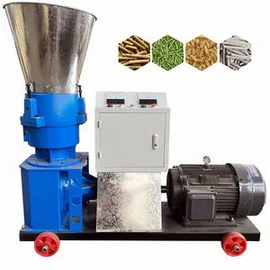 Farm Flat Die Rabbit Bird Duck Sheep Feed Pellet Mill Making Machine Poultry Feed Pellet Plant