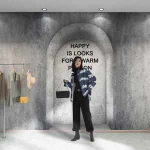 <span class=keywords><strong>Papier</strong></span> <span class=keywords><strong>peint</strong></span> de style industriel en ciment pour magasin de vêtements pour hommes, <span class=keywords><strong>papier</strong></span> <span class=keywords><strong>peint</strong></span> 3D en trois dimensions, <span class=keywords><strong>arche</strong></span>, salle de sport, salon, fond photo - Product Image 4