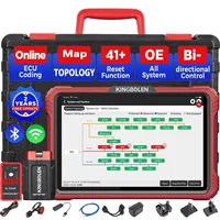 Outil de diagnostic automobile bidirectionnel K10 PRO 2026 avec écran 10 pouces, lecteur de codes, graphique topologique et plus de 40 fonctions de réinitialisation et de codage ECU