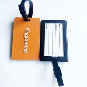 Étiquette de bagage en silicone souple 3D personnalisée OEM de haute qualité 2022, étiquette de sac en caoutchouc, étiquette de bagage en PVC - Product Image 2
