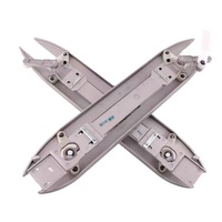Lame de porte d'ascenseur 300P QKS9 en alliage d'aluminium, lame de porte de cabine, lame de porte DS, pièces d'ascenseur, ascenseur hospitalier, ascenseur domestique