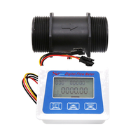 Compteur d'eau numérique SEA DIJIANG ZJ-LCD-S2 en plastique, moniteur de débit, capteur de débit, affichage de la température, précision +/-3%, OEM 5-150L