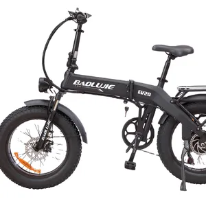 אופניים חשמליים בסגנון פופולרי במלאי משלוח מהיר אופניים חשמליים 750w 48v 12ah צמיג שמן אופניים חשמליים שימנו 7 מהירויות סוללת ליתיום LCD 20