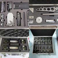 Valise de transport professionnelle en aluminium robuste, style européen, coffre de transport, coffre pour câbles, valise de vol en aluminium