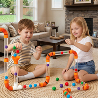 Kit de Construction Électronique STEM Air Power pour Enfants : Blocs de Construction, Circuit de Tuyaux, Aide à l'Apprentissage Scientifique et Cadeau