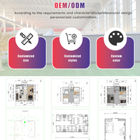 Maisons préfabriquées modulaires en conteneurs Zhongnan, nouvelle conception personnalisée, 20, 30, 40 pieds, abri de luxe, maison mobile compacte, préfabriquée