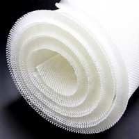 Tissu en maille respirante 3D à deux côtés ouverts, respirant, lavable, bonne résilience, isolation phonique, utilisé pour les surmatelas/coussins