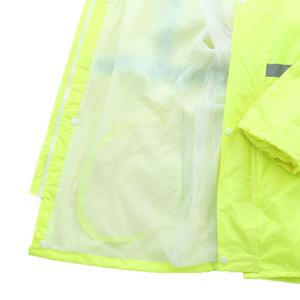 ชุดเสื้อกันฝนสีเขียวฟลูออเรสเซนต์อเนกประสงค์สำหรับจักรยานชุด RO-022กันฝนสำหรับกลางแจ้งเสื้อปอนโชสไตล์ผู้ใหญ่ - Product Image 5