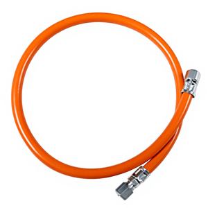 สายแก๊สพลาสติกสีส้ม 1500 มม. สำหรับเตาปิ้งย่าง JL ยี่ห้อ Jet-Line - Product Image 1