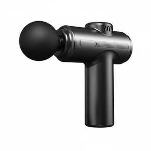 Deep Tissue Silent Brushless Motor Portable <b>Massage</b> Gun with 4 Interchangeable <b>Heads</b> Timing Control for Body Deep Muscle Relief - Product Image 1