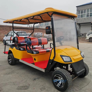 Can be customized Electric Chinese Golf Cart Style CE Certified Lead-acid Battery 30km/h for Sale tourist car - Product Image 3