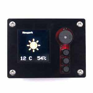 Kit de montre intelligente Makerfabs DIY ESP32 avec prévisions météorologiques et composants de soudage pour les débutants apprenant le soudage - Product Image 1