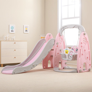 Toboggans d'intérieur populaires pour enfants avec balançoires en plastique, jouets de location pour fêtes, équipement de terrain de jeux - Product Image 5