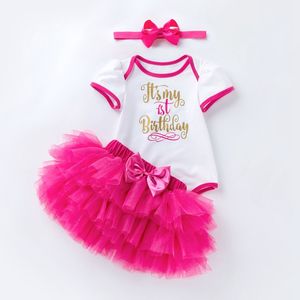 Robe d'anniversaire pour fille de 1 an, robe de bébé fille nouveau-née, vêtements d'été pour filles, robes tutu pour fête, tenue pour enfants - Product Image 3