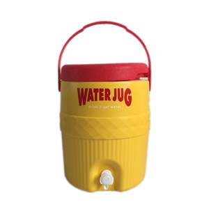 HS Bình Nhựa 2 Gallon Bình Làm Mát Ngực Đá Đồ Uống Có Vòi Nước Và Tay Cầm Giữ Đồ Hộp Đá Nhỏ Làm Mát Ngực - Product Image 1