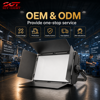 Panneau lumineux LED bicolore 300W pour studio, 2448 LED, CRI95, DMX512, sans ventilateur, lumière douce pour diffusion TV, vidéo et photographie
