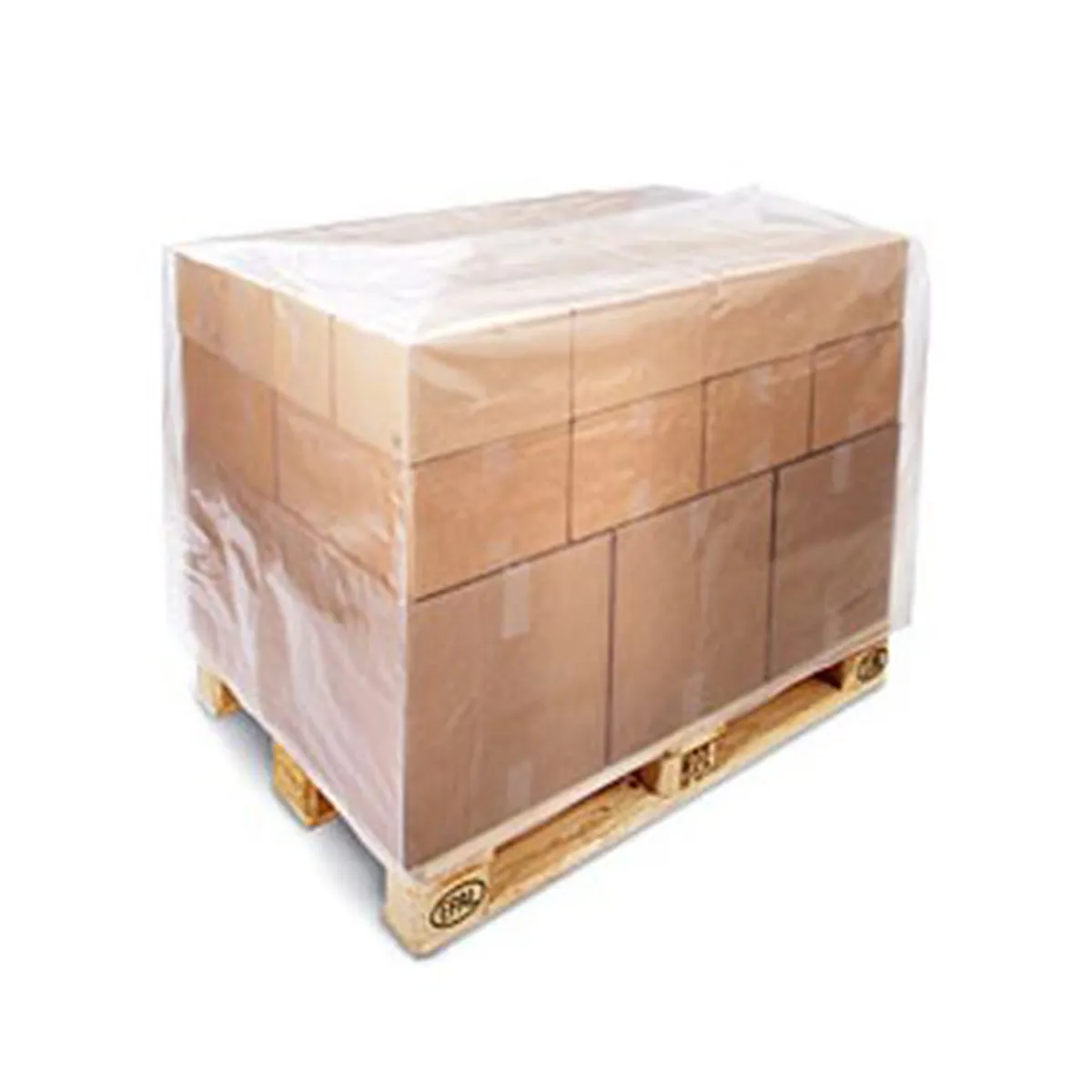 Heavy Duty Large Plastic Pallet Cover Transparent Clear PE Plastic Packaging Cover Bags