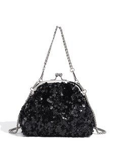 Nuevos Bolsos de Mano Elegantes con Lentejuelas y Cadenas Brillantes para Mujer, Ideales para Cenas y Fiestas - Product Image 2