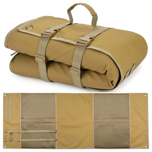 Tapis de tir tactique pliable et portable Kango, imperméable, noir, avec poignée de transport - Product Image 1