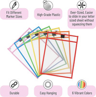 Carpeta Transparente A4 de Alta Capacidad, Reutilizable, con Bolsillos para Archivos, Marca Privada, Protector de Documentos, Directo de Fábrica