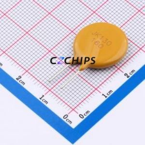 JK130-160 Resettable Fuse Through hole Component (THT),P=5.1mm Fuse 130V 10A 1.6A 3.2nA - Product Image 1