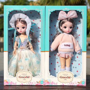 Muñeca <span class=keywords><strong>de</strong></span> Juguete para <span class=keywords><strong>Niñas</strong></span>, Muñecas BJD 1/6, Casa <span class=keywords><strong>de</strong></span> Juegos <span class=keywords><strong>de</strong></span> <span class=keywords><strong>Princesas</strong></span> para <span class=keywords><strong>Niñas</strong></span>, Muñecas Articuladas <span class=keywords><strong>de</strong></span> 30 CM con Conjuntos Completos - Product Image 4
